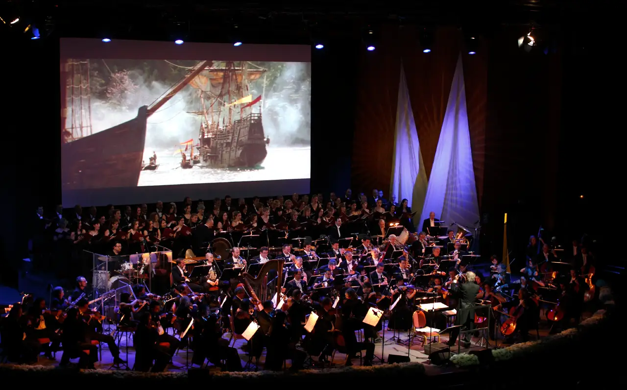 Orquesta Sinfónica de Madrid, Coro Talía. "La Música en el Cine" Orquesta Sinfónica de Madrid, Coro Talía. "La Música en el Cine"