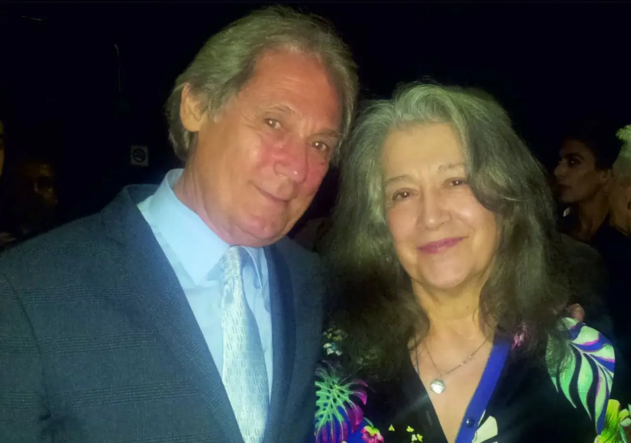 Con Martha Argerich